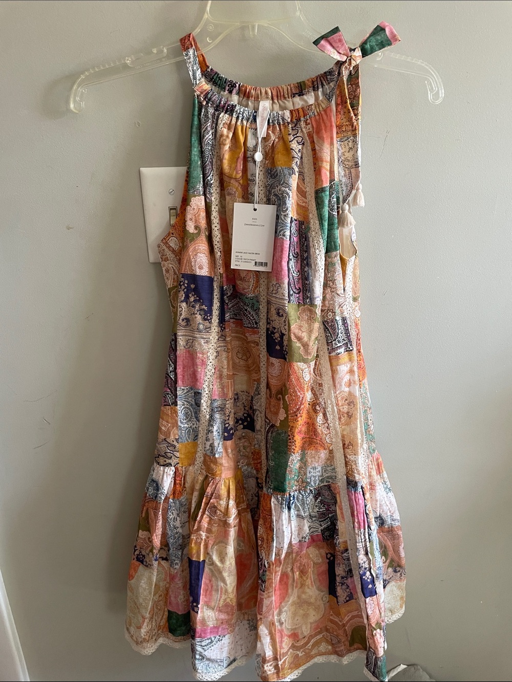 Kids Zimmerman lace halter dress sz 10